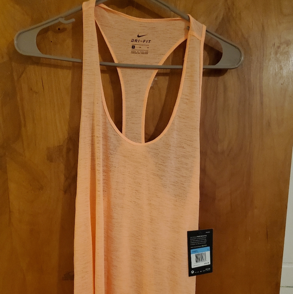 Womens Nike orange tank top size M